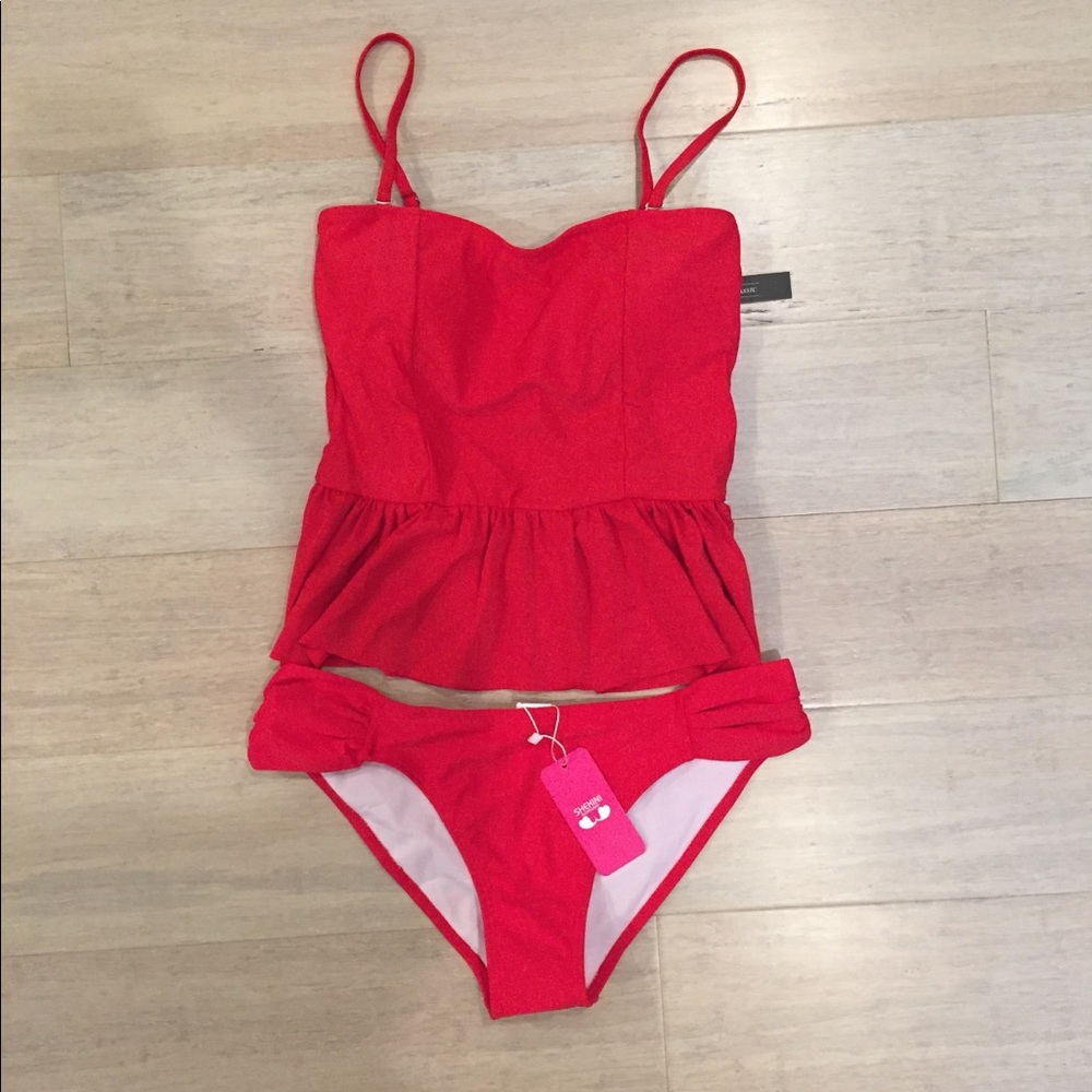 🌻 NEW red swimsuit BOTTOM ONLY